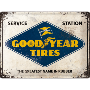 Placă metalică: Good Year Tires (Service Station) - 30x40 cm