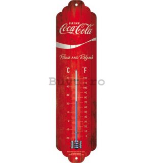 Termometru retro - Coca-Cola (Logo-ul roșu)