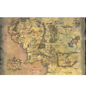 Poster - The Lord of the Rings (Middle Earth Map)