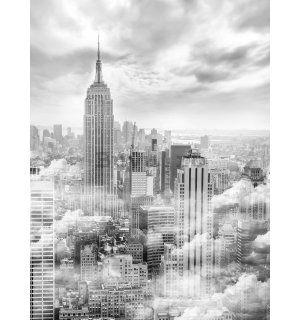 Fototapet: New York în ceață - 254x184 cm