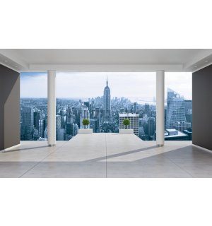 Fototapet: Perspectivă Manhattan (Terasă) - 184x254 cm