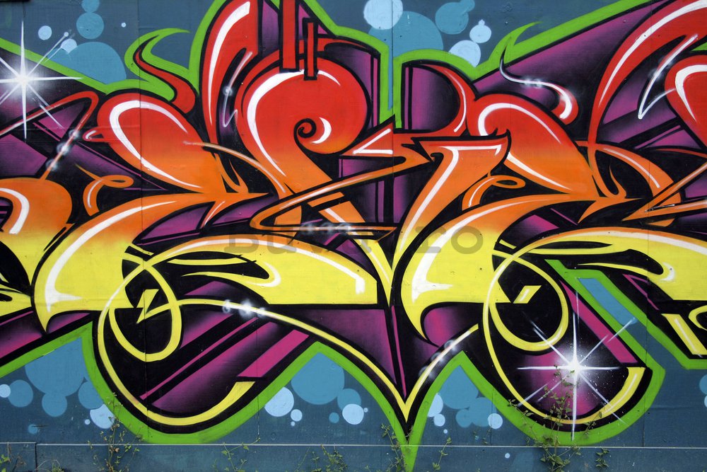 Fototapet: Graffiti (1) - 184x254 cm