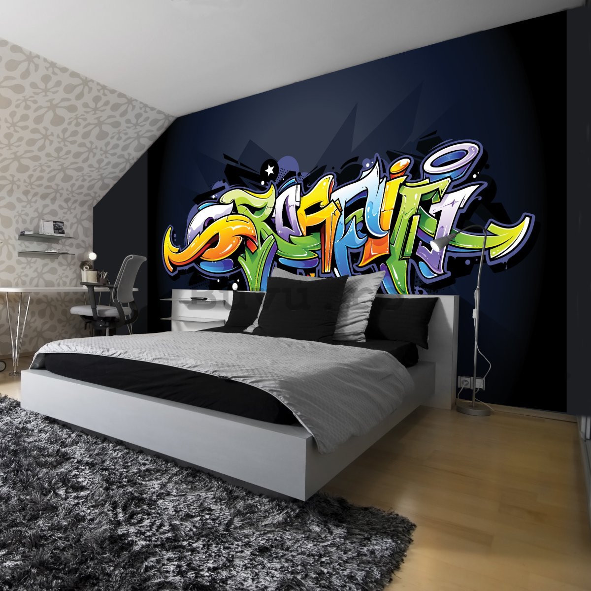 Fototapet: Graffiti (4) - 184x254 cm