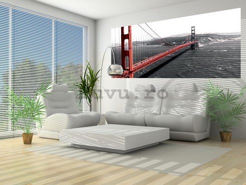 Fototapet: Golden Gate Bridge (1) - 104x250 cm