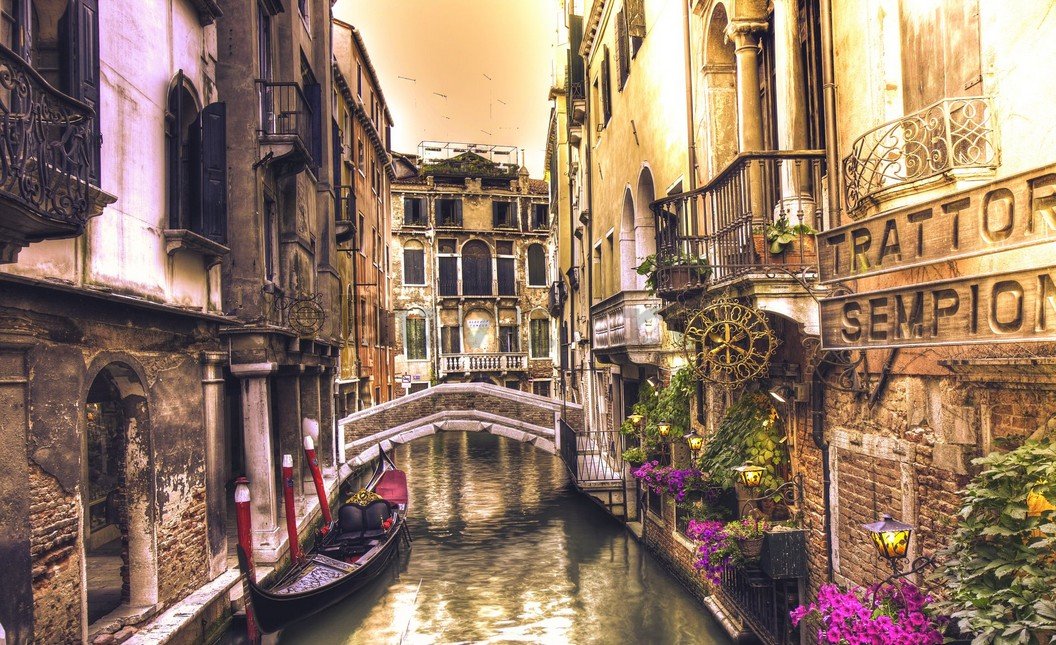 Fototapet: Veneția (canal) - 184x254 cm
