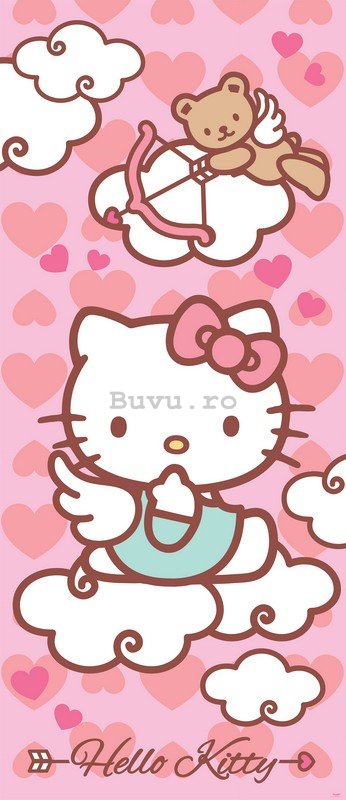 Fototapet: Hello Kitty (îngeraș) - 211x91 cm