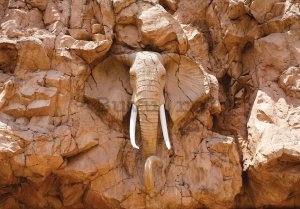 Fototapet: Elefant de argilă - 184x254 cm