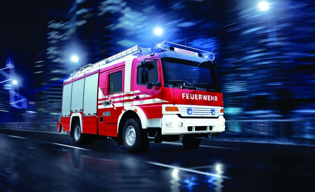 Fototapet: Mașină pompieri - 254x368 cm