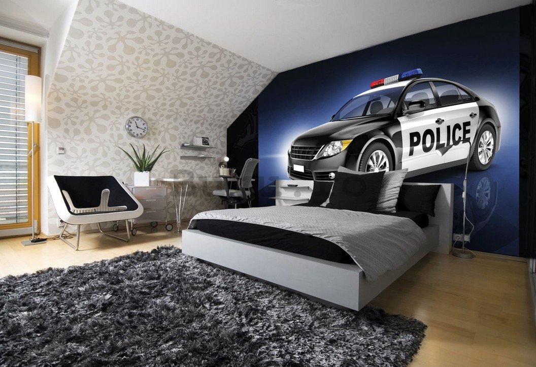 Fototapet: Mașina poliției (1) - 184x254 cm