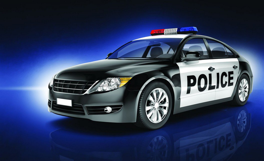 Fototapet: Mașina poliției (1) - 254x368 cm