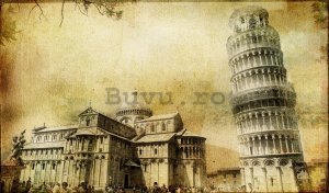 Fototapet: Turnul înclinat din Pisa - 184x254 cm