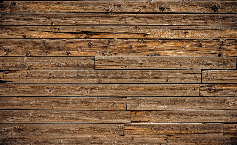 Fototapet: Zid de lemn - 184x254 cm