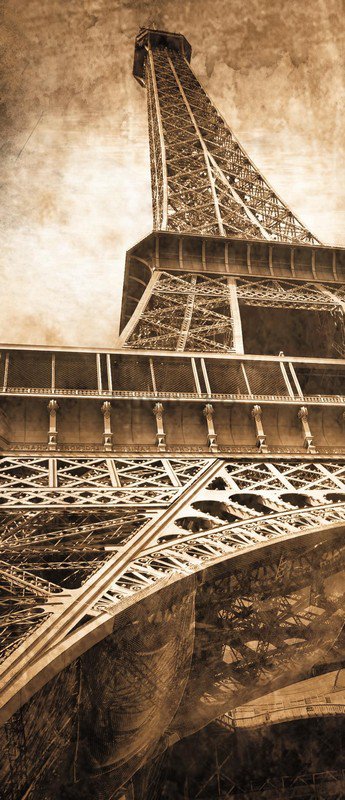 Fototapet: Turnul lui Eiffel (3) - 211x91 cm