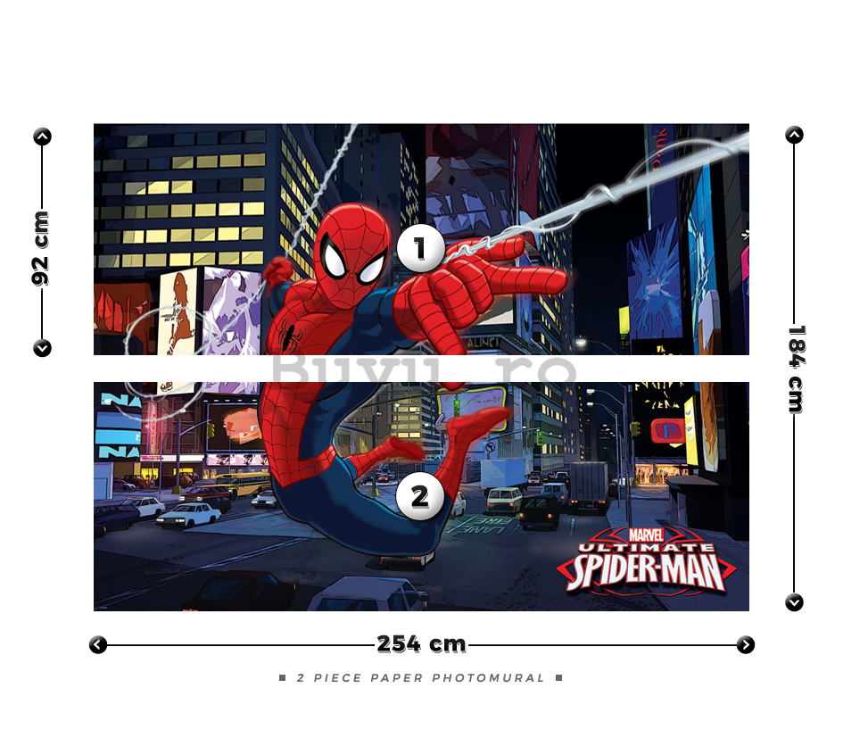 Fototapet: Ultimate Spiderman - 184x254 cm