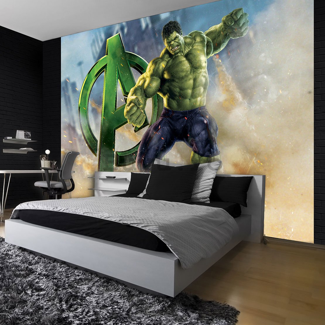 Fototapet: Avengers (Hulk) - 184x254 cm