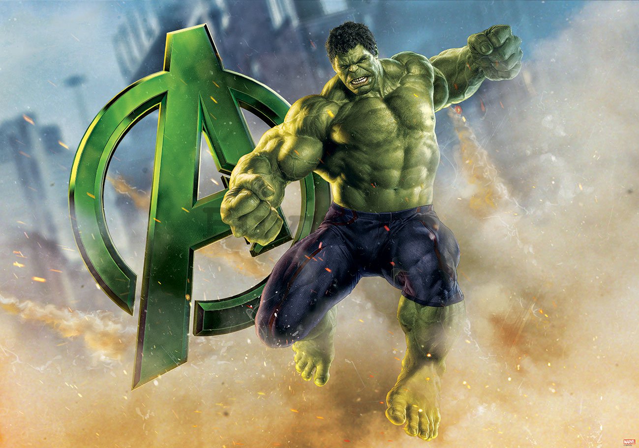 Fototapet: Avengers (Hulk) - 184x254 cm