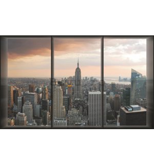 Fototapet: Vedere Manhattan, de la fereastră - 184x254 cm