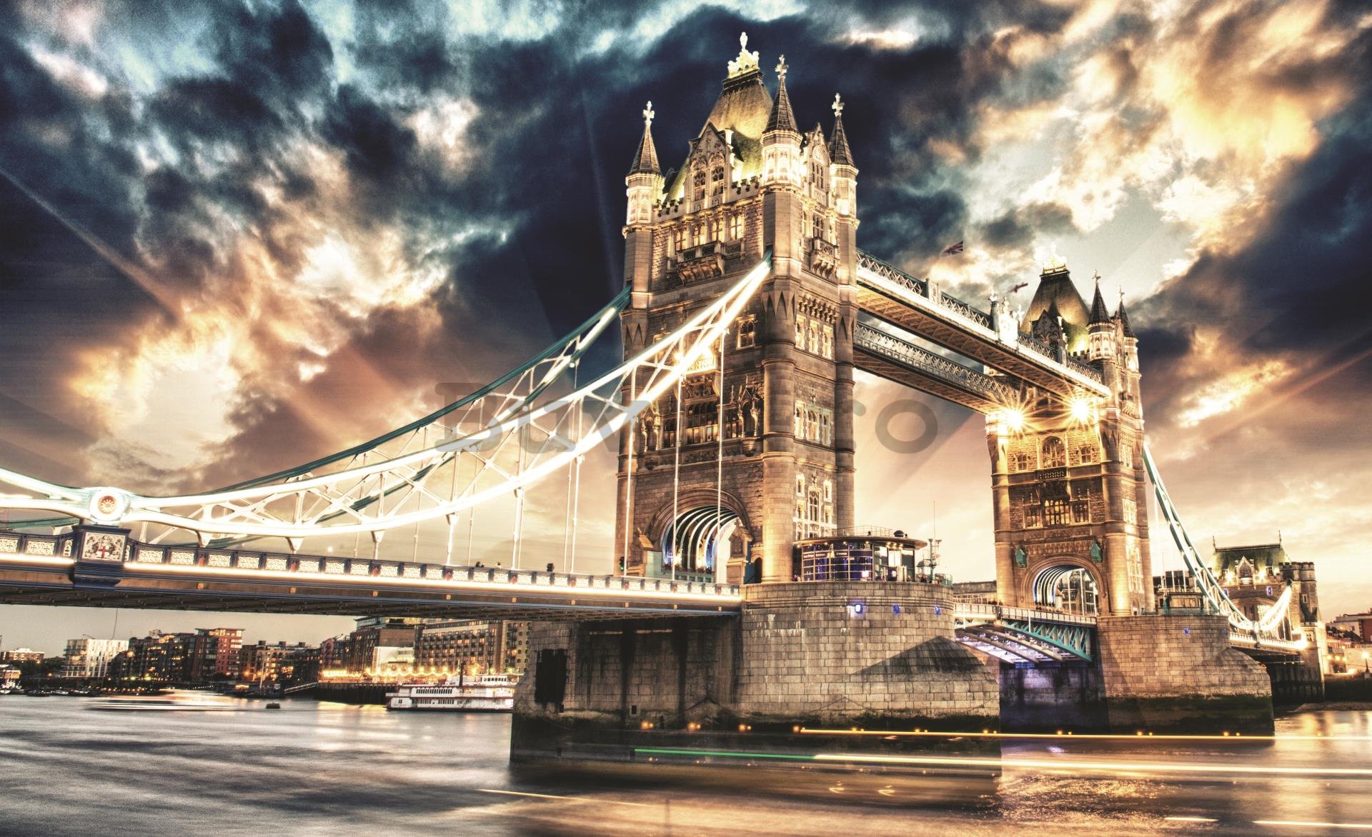 Fototapet: Tower Bridge (3) - 254x368 cm