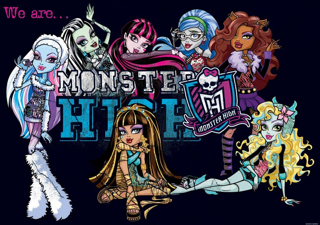 Fototapet: Monster High (5) - 184x254 cm