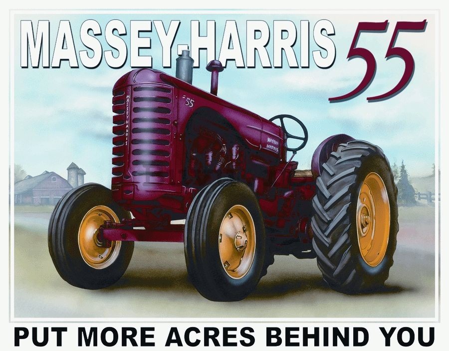 Placă metalică - Massey-Harris 55