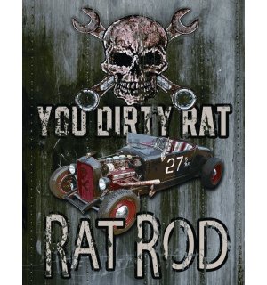 Placă metalică - Legends (Dirty Rat)