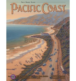 Placă metalică - Pacific Coast