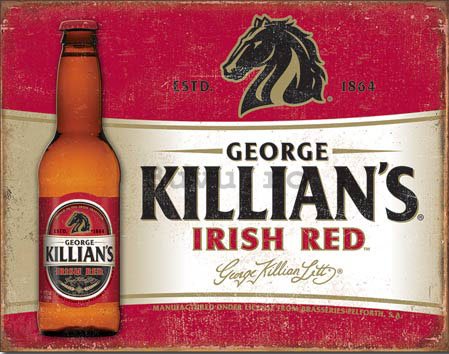 Placă metalică - Killian's Irish Red