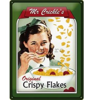 Placă metalică - Original Crispy Flakes