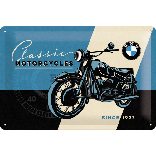 Placă metalică - BMW (Classic motorcycles)