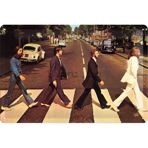 Placă metalică - Beatles (Abbey Road)