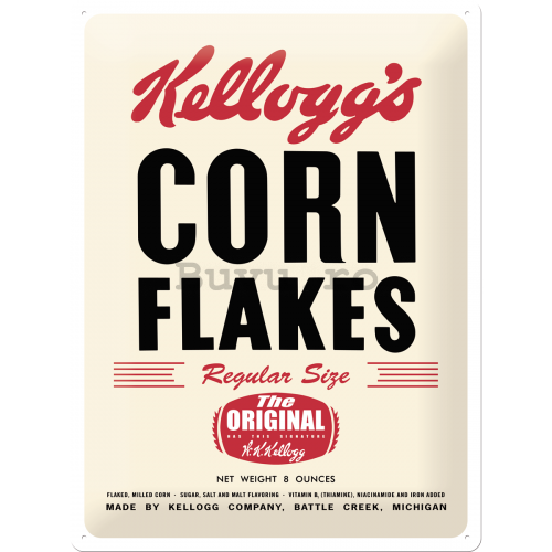 Placă metalică - Corn Flakes