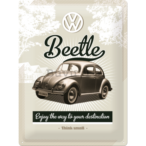 Placă metalică - VW Beetle