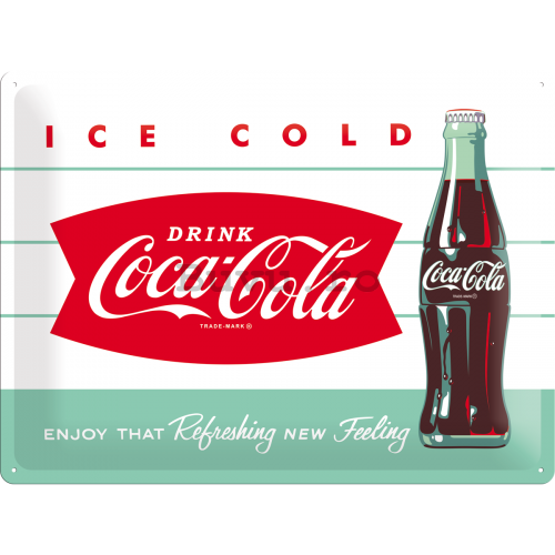 Placă metalică - Coca-Cola (Ice Cold)