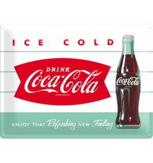 Placă metalică - Coca-Cola (Ice Cold)