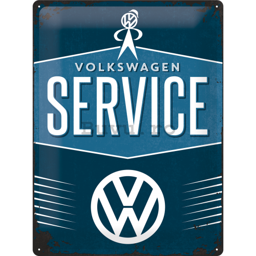 Placă metalică: VW Service - 40x30 cm