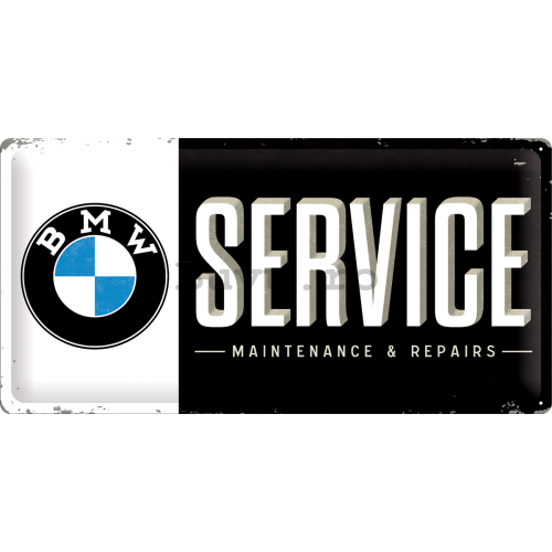 Placă metalică - BMW Service