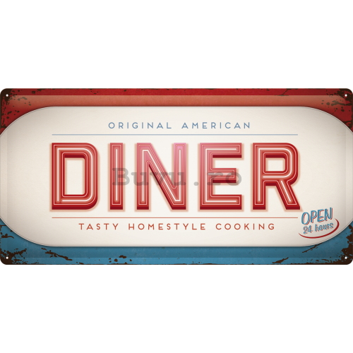 Placă metalică - Original American Diner