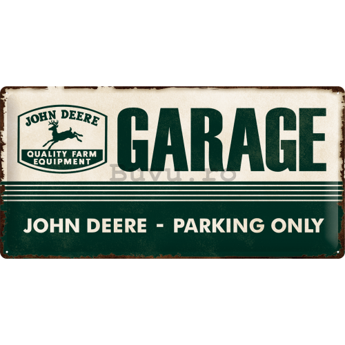 Placă metalică - John Deere (Garage)