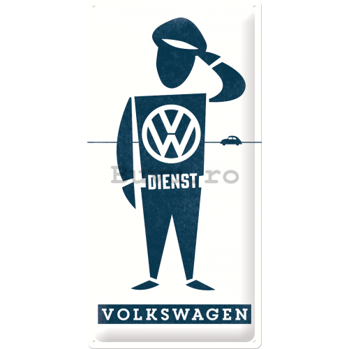 Placă metalică - Volkswagen (Dienst)