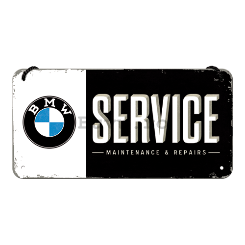 Placa metalica cu snur - BMW Service