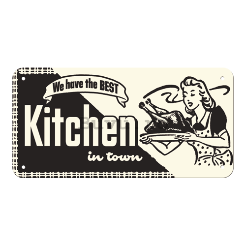 Placa metalica cu snur - Kitchen