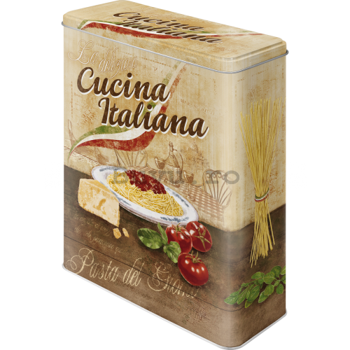 Cutie metalică XL - Cucina Italiana