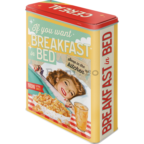 Cutie metalică XL - Breakfast in Bed