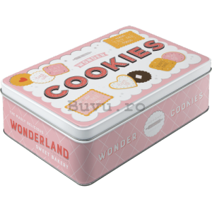 Cutie metalică plată - Wonder Cookies