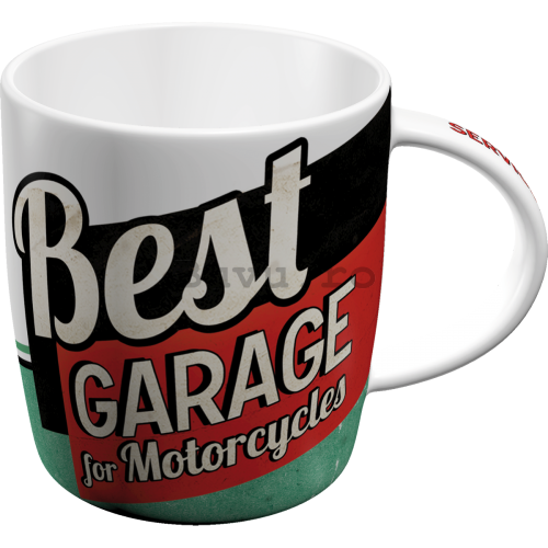 Cană - Best Garage (verde)