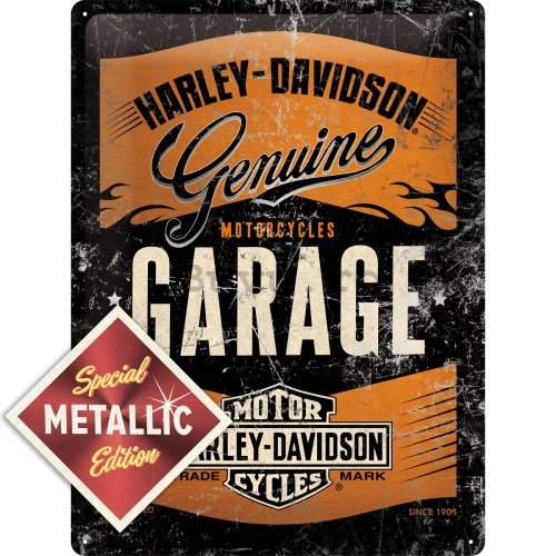Placă metalică - Harley-Davidson Garage (Special Edition)