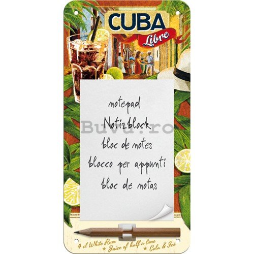 Bloc pentru notițe - Cuba Libre