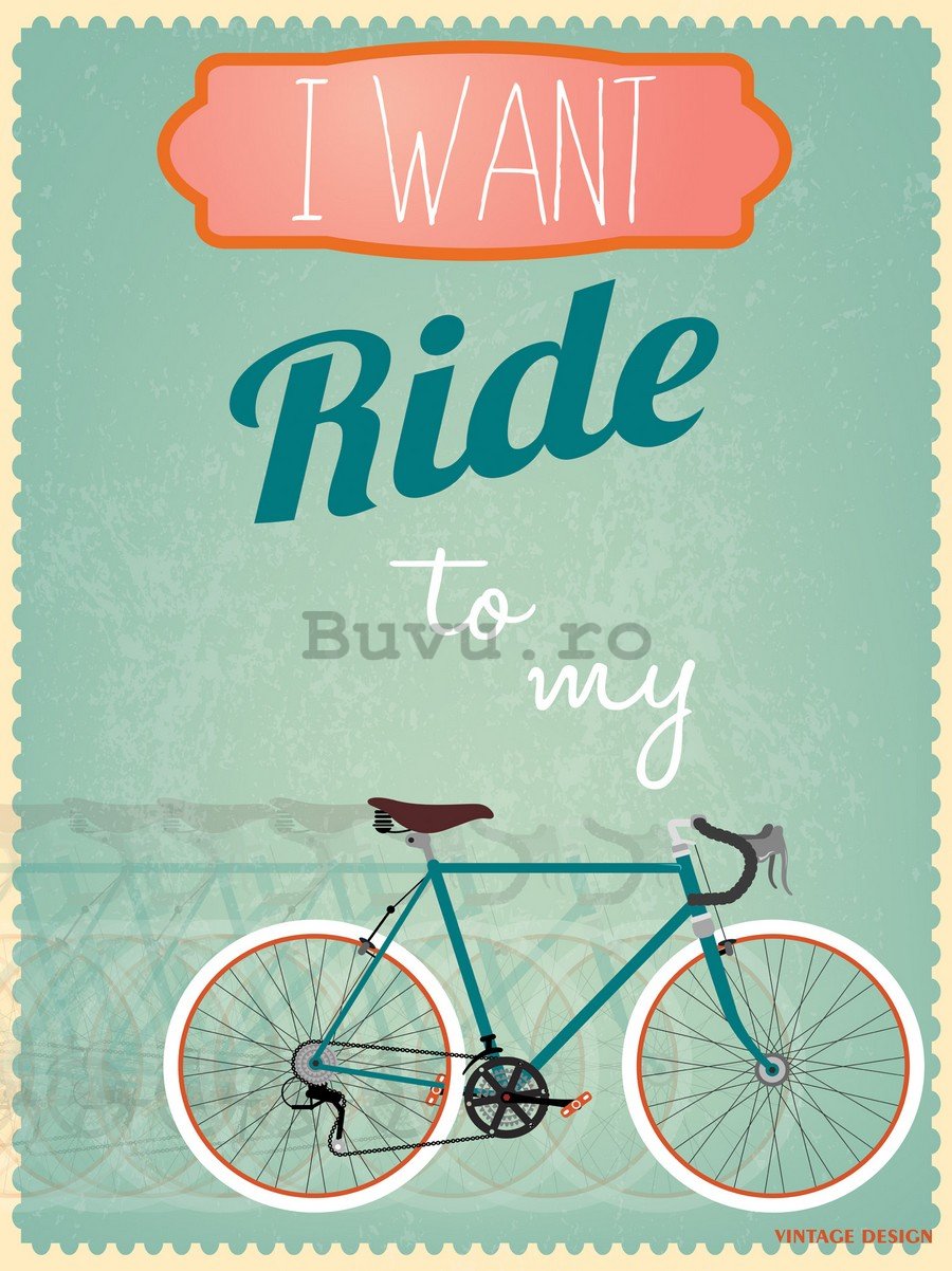 Fototapet: I Want a Ride (1) - 254x184 cm