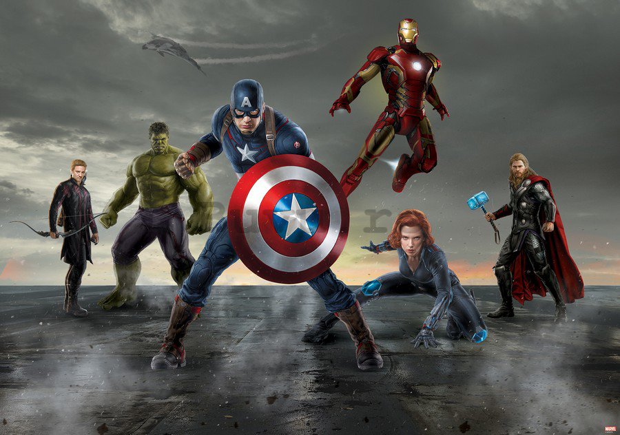 Fototapet: Avengers (6) - 184x254 cm