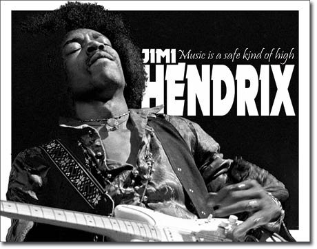 Placă metalică - Jimi Hendrix (music)